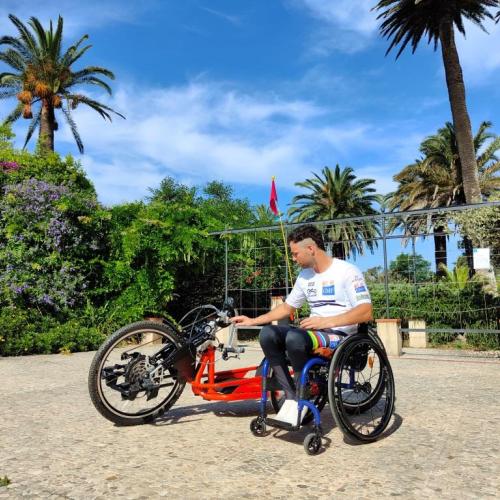 Florian Jouanny et handbike © Thomas Burel - OFB