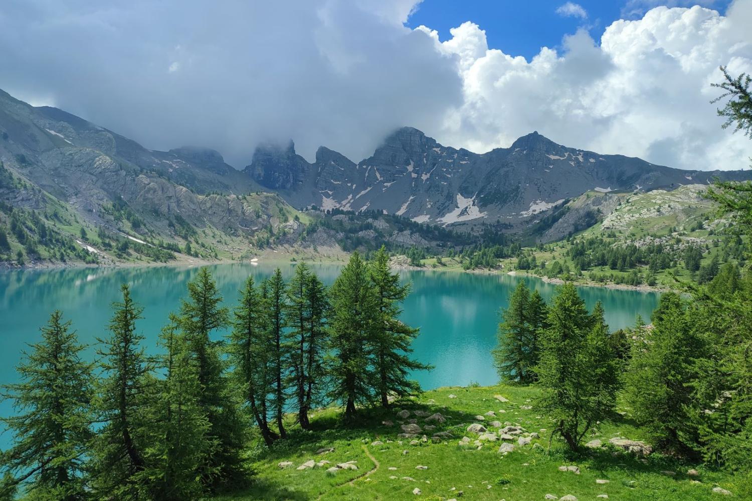 AMT 2024, séjour en étoile autour du refuge de Bayasse, lac d’Allos © Elena Maselli – Parc national du Mercantour